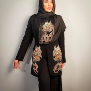 کت تک جواهردوزی برند سارا ضیا مدل Golden Guardian