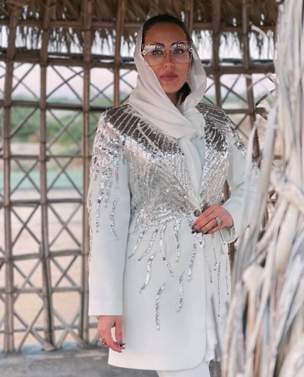 کت تک جواهردوزی برند سارا ضیا مدل Lustra