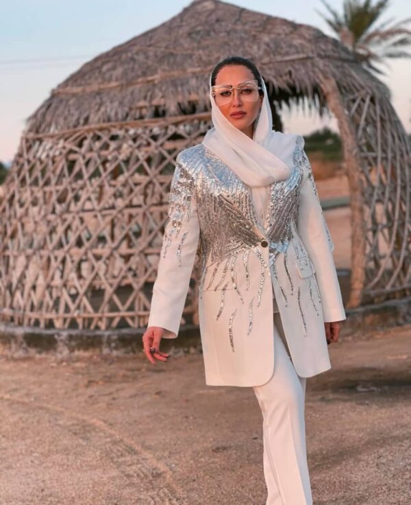 کت تک جواهردوزی برند سارا ضیا مدل Lustra