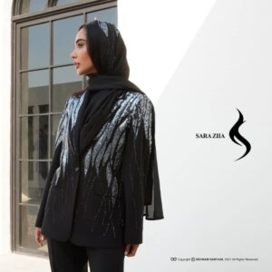 کت تک جواهردوزی برند سارا ضیا مدل Featherlight