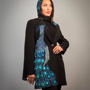 کت تک جواهردوزی برند سارا ضیا مدل Celestial Peacock