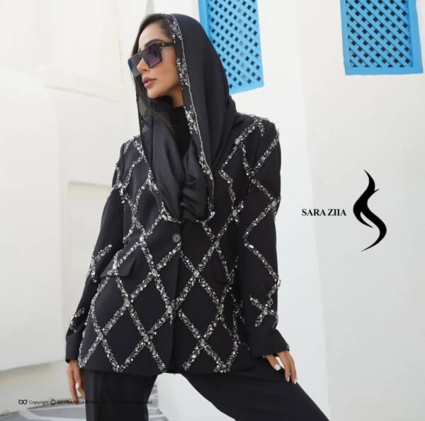 کت تک جواهردوزی برند سارا ضیا