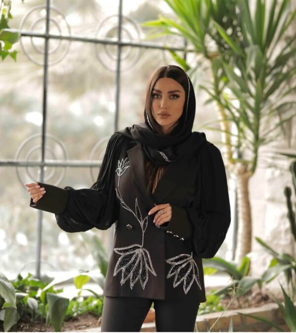 کت تک جواهردوزی برند سارا ضیا مدل Shimmara