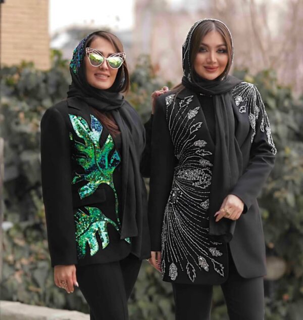 کت تک جواهردوزی برند سارا ضیا مدل Evergleam