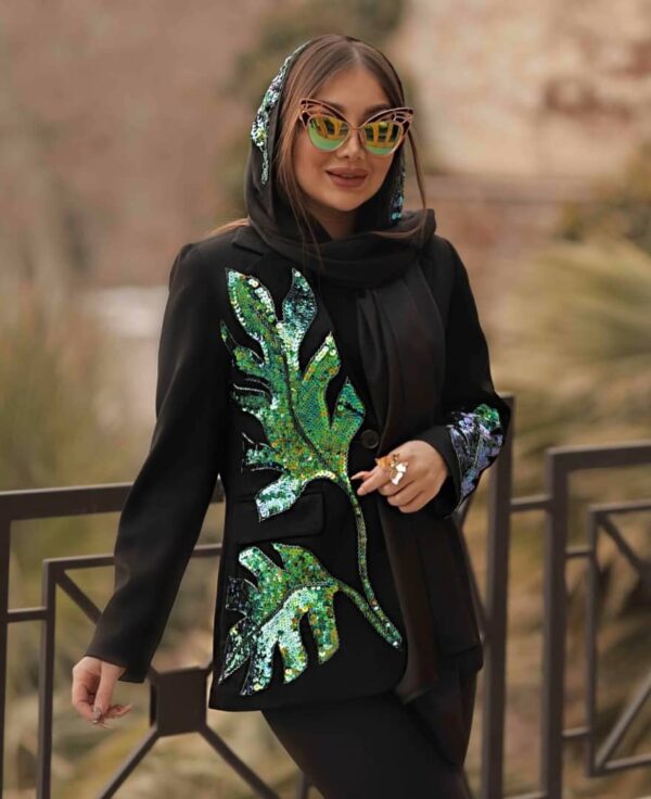 کت تک جواهردوزی برند سارا ضیا مدل Evergleam