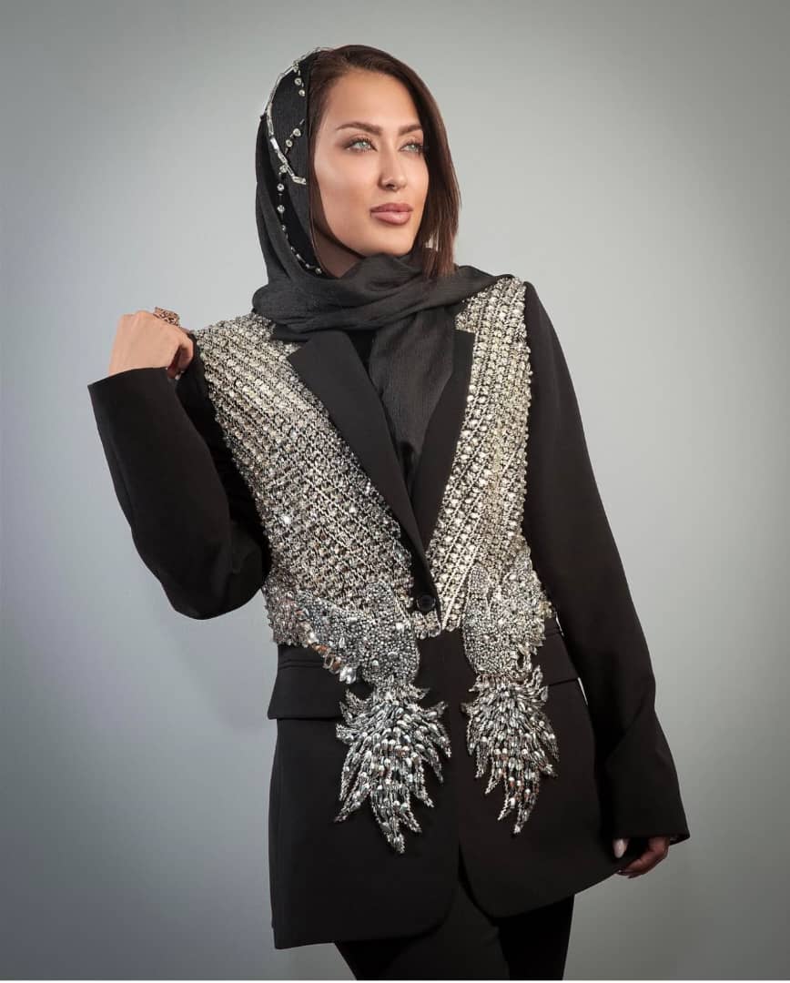 کت تک جواهردوزی برند سارا ضیا مدل Crownfire