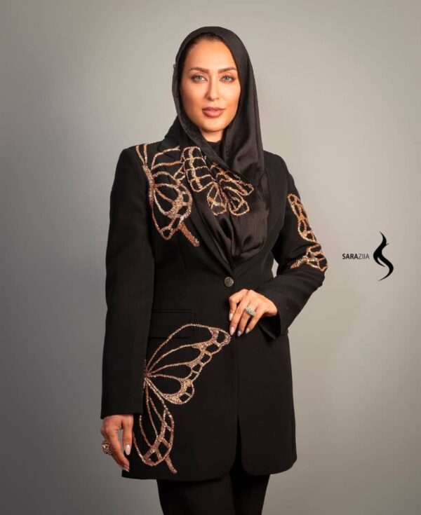 کت تک جواهردوزی برند سارا ضیا مدل Butterlux