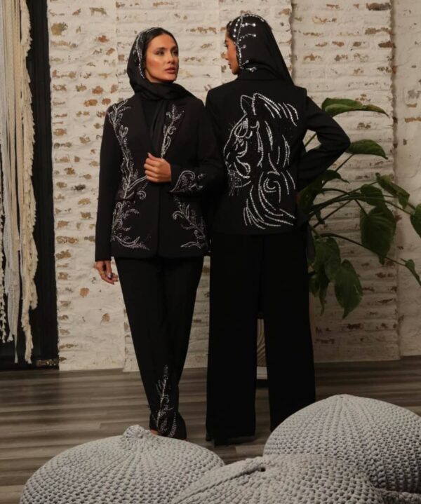 کت تک جواهردوزی برند سارا ضیا مدل Lustre Ivy