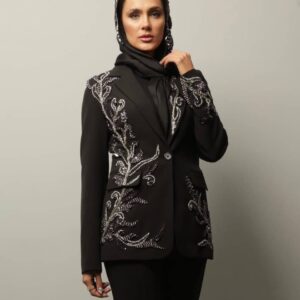 کت تک جواهردوزی برند سارا ضیا مدل Lustre Ivy
