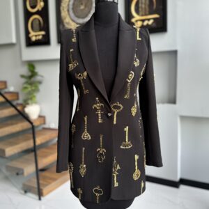 کت تک جواهردوزی برند سارا ضیا مدل Secret Key
