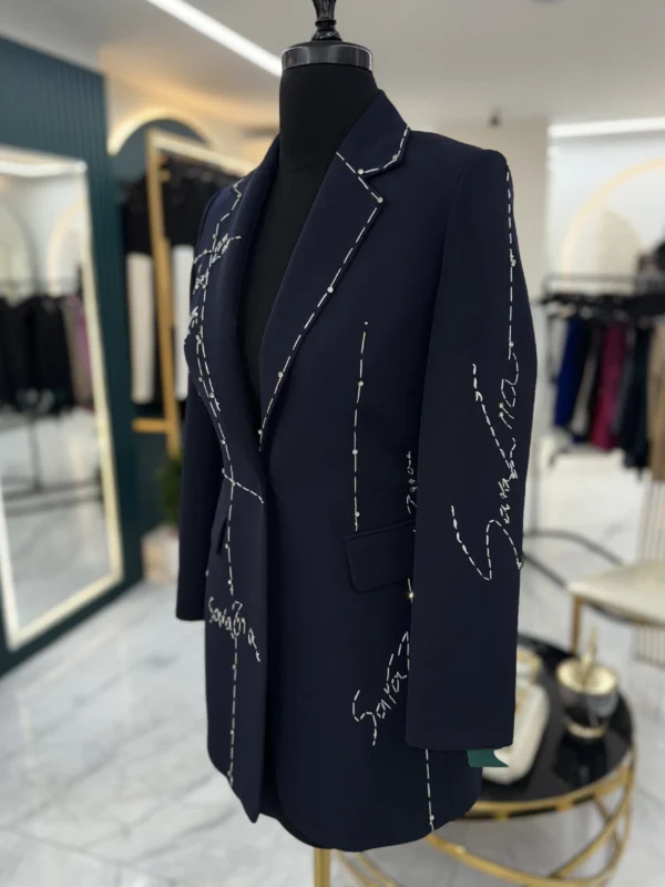 کت تک جواهردوزی برند سارا ضیا مدل Femme Royale