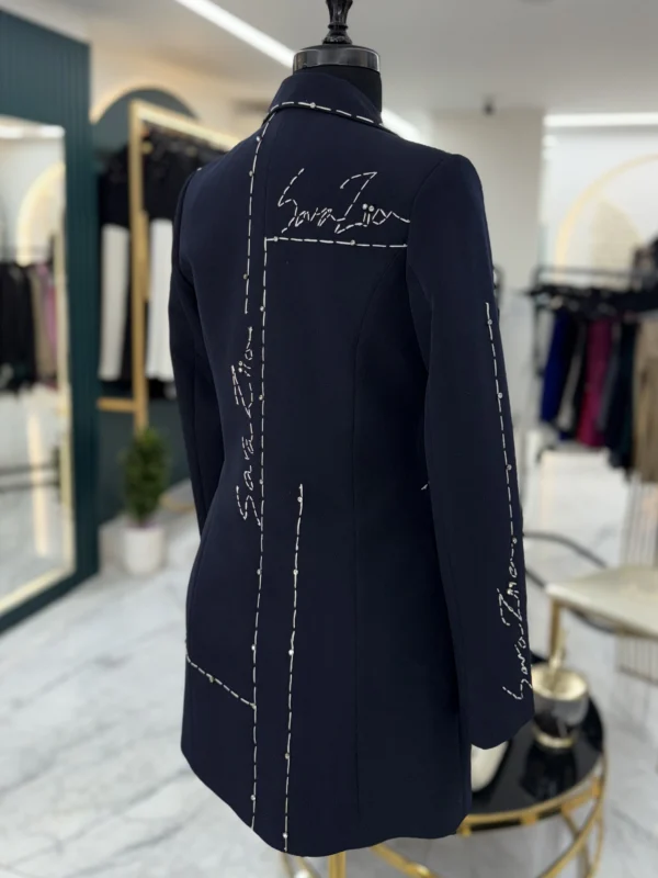 کت تک جواهردوزی برند سارا ضیا مدل Femme Royale