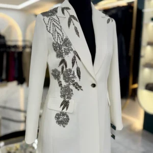 کت تک جواهردوزی برند سارا ضیا مدل Ziiarose