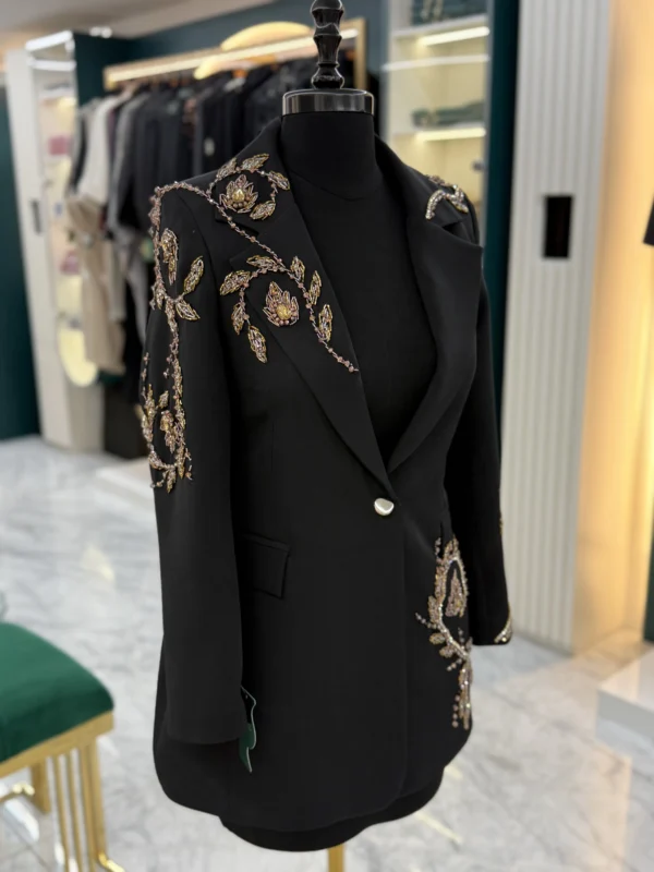کت تک جواهردوزی برند سارا ضیا مدل Elarisse