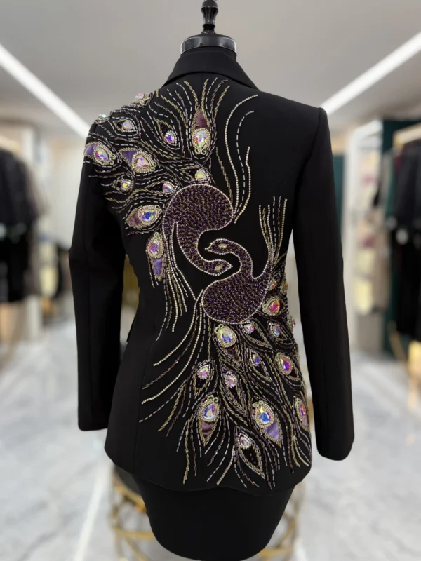 کت تک جواهردوزی برند سارا ضیا مدل Ziia Couture