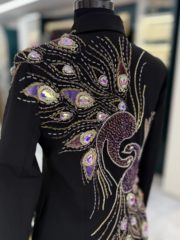 کت تک جواهردوزی برند سارا ضیا مدل Ziia Couture