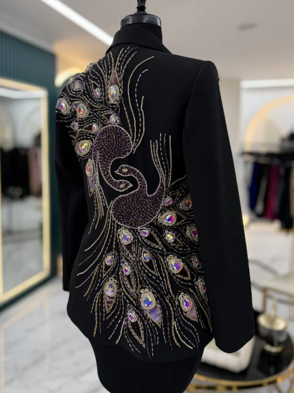 کت تک جواهردوزی برند سارا ضیا مدل Ziia Couture