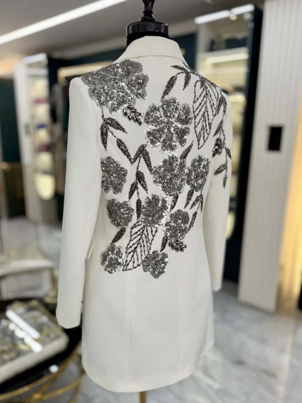 کت تک جواهردوزی برند سارا ضیا مدل Ziiarose