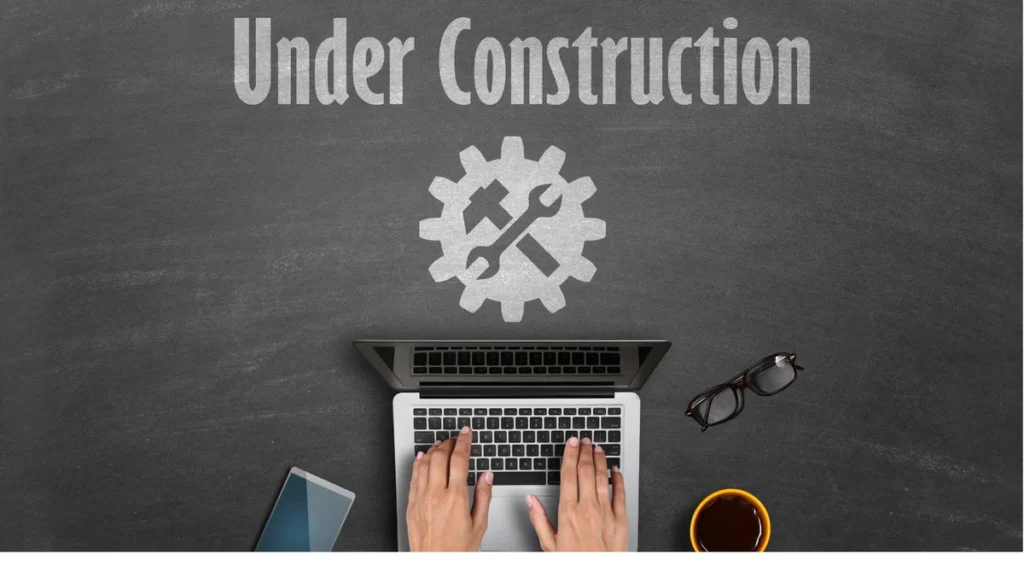 under construction
