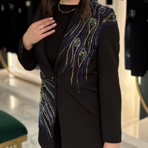 کت تک جواهردوزی برند سارا ضیا مدل Seraphine