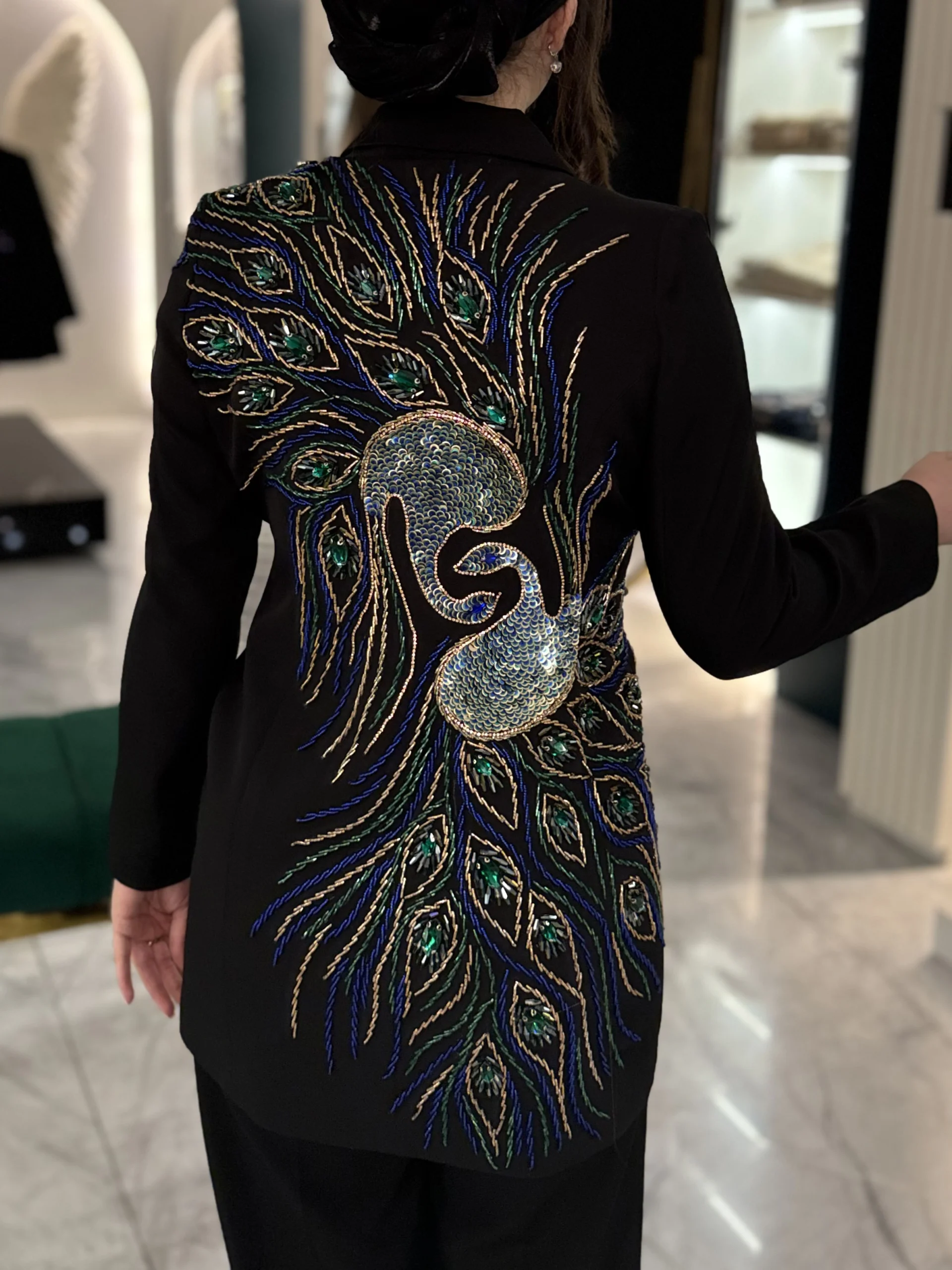 کت تک جواهردوزی برند سارا ضیا مدل Seraphine